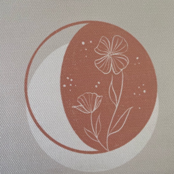 Floral Moon Phase Canvas Wall Decor - Picture 8 of 8